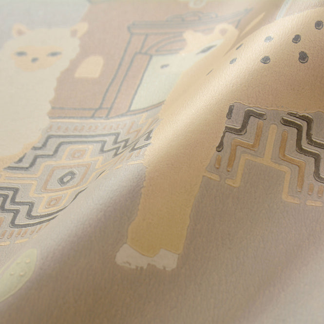 輸入壁紙 Majvillan / the Poetry collection / Lama Village soft grey 143-01
