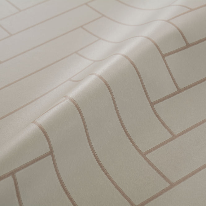 輸入壁紙 Majvillan / the Poetry collection / Herringbone greige blue 144-02