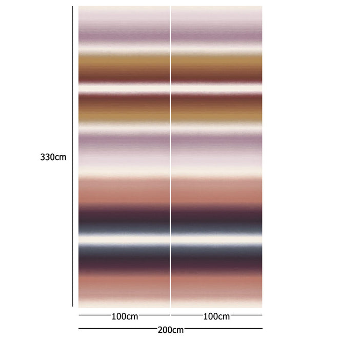 MISSONI HOME / RIGA SFUMATA 20093【2パネル1セット】