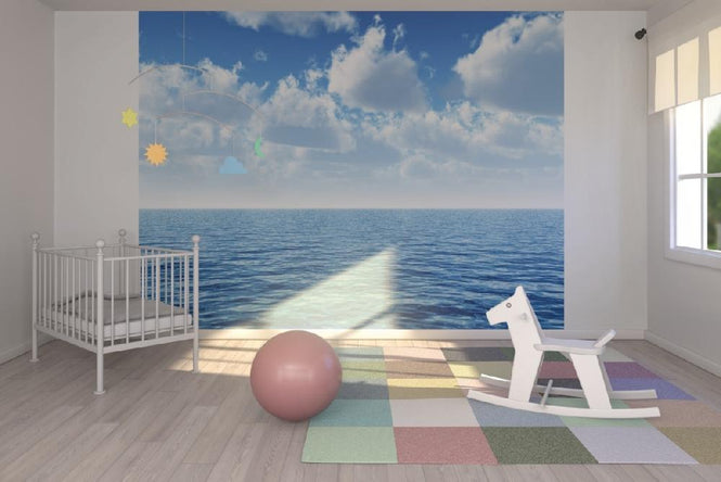 PHOTOWALL / Cloudy Blue Sky Horizon (e19121)