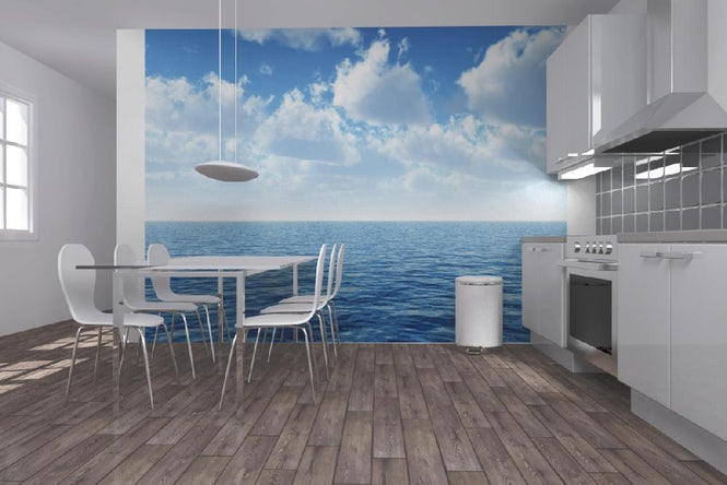 PHOTOWALL / Cloudy Blue Sky Horizon (e19121)