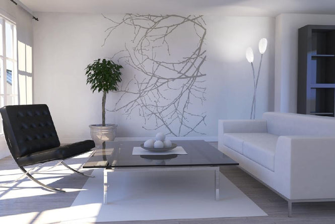 PHOTOWALL / Twiggy - Beige (e6295)