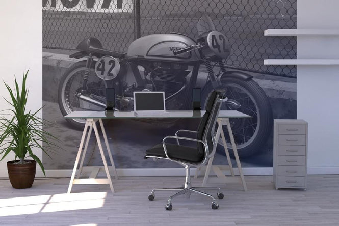 PHOTOWALL / A Manx at the track BW (e12007)