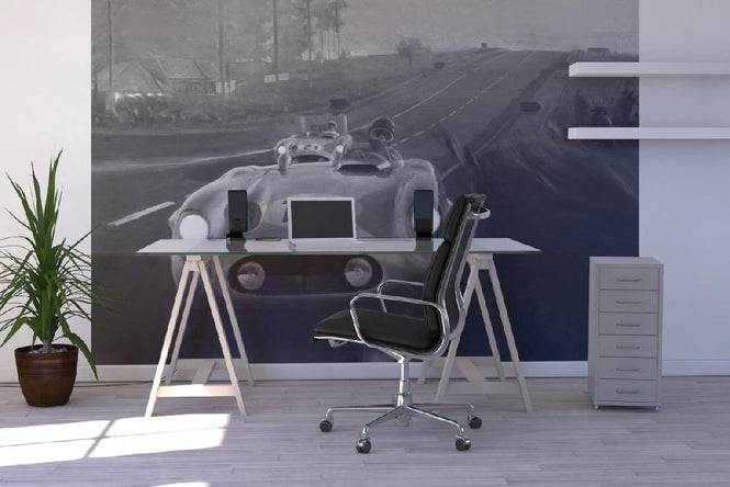 PHOTOWALL / Le Mans - b/w (e12025)