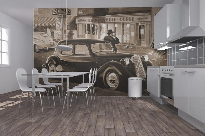 PHOTOWALL / B15 in Paris - Sepia (e12050)