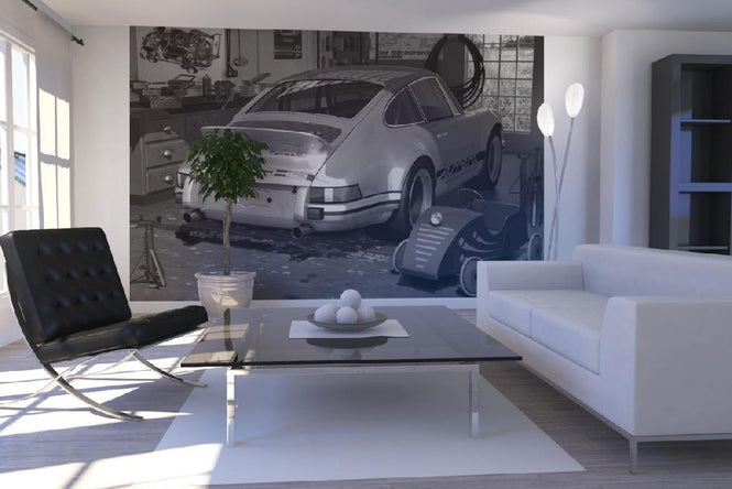 PHOTOWALL / My first and second car - BW (e12065)