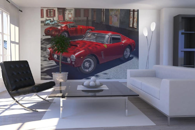 PHOTOWALL / 250GTs in Italy Piazza Trade mark (e12070)