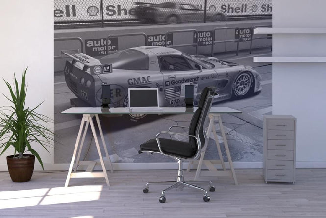 PHOTOWALL / Car In Pit Lane BW (e12083)