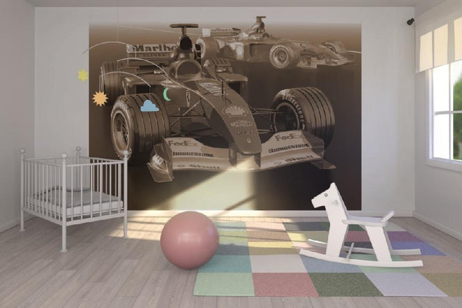 PHOTOWALL / Classic Racing Car Sepia (e12087)