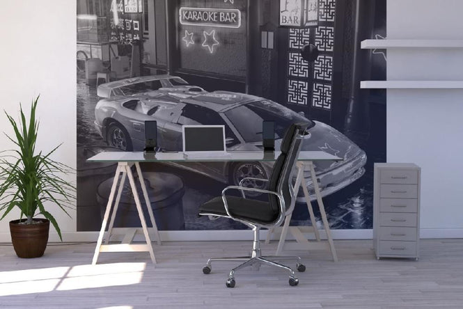 PHOTOWALL / Chinese Lambo BW (e12089)