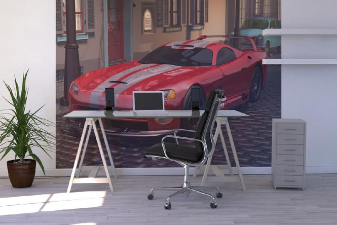 PHOTOWALL / Viper and Trabi (e12091)