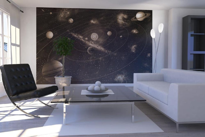 PHOTOWALL / Solar System - Sepia (e10036)