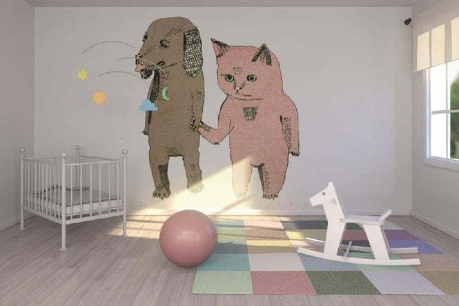 PHOTOWALL / Cat and Dog (e6092)
