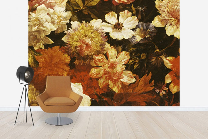 PHOTOWALL / Detail of Flowers - Michelangelo Cerquozzi (e2126)