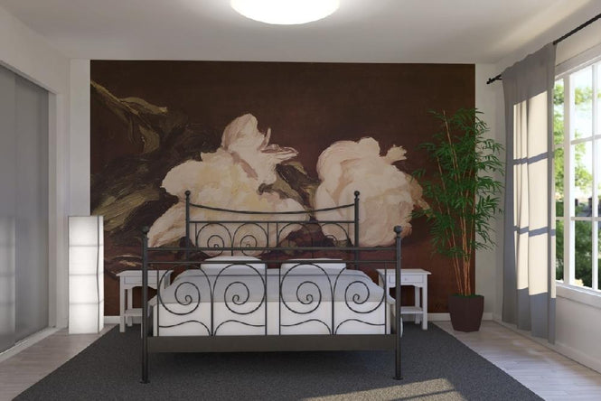 PHOTOWALL / Branch of White Peonies, Edouard Manet (e10367)