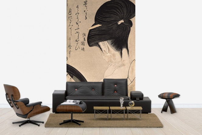 PHOTOWALL / Woman Putting on Make-up, Kitagawa Utamaro (e10380)