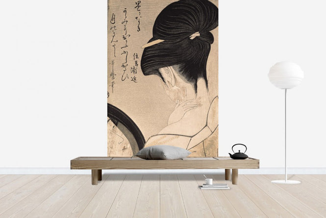 PHOTOWALL / Woman Putting on Make-up, Kitagawa Utamaro (e10380)