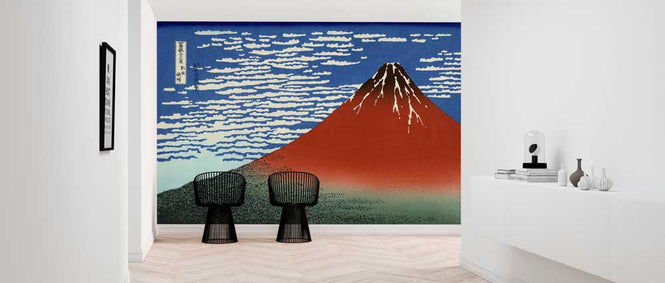 PHOTOWALL / Red Fuji, Katsushika Hokusai (e10404)