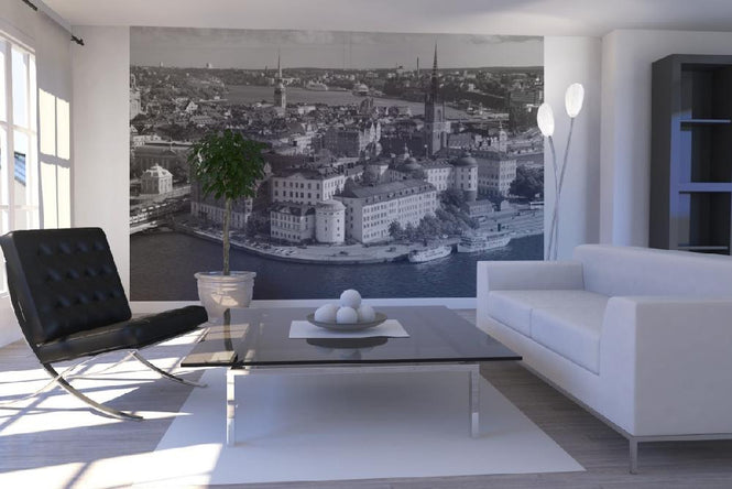 PHOTOWALL / Stockholm in Sunlight - BW (e19859)