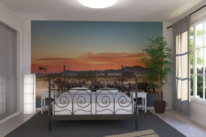 PHOTOWALL / Herd of Elephants (e19966)
