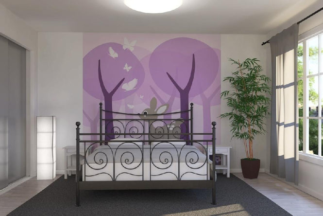 PHOTOWALL / Deer in Purple Woods (e20107)