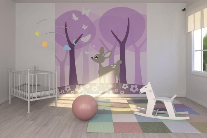 PHOTOWALL / Deer in Purple Woods (e20107)