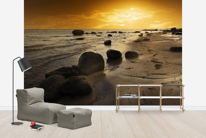 PHOTOWALL / Golden Beach Sunset (e20310)