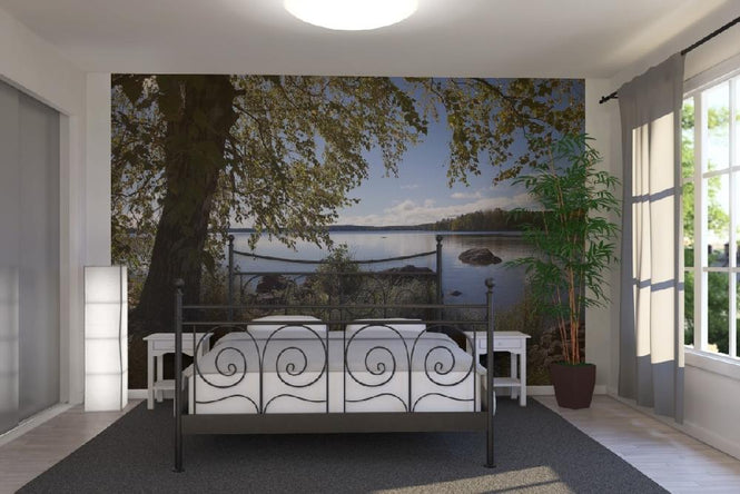PHOTOWALL / Birch by the Lake (e20313)
