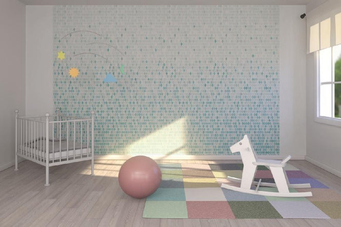 PHOTOWALL / Studio Rita | Maria Bergström - Tiny Tree - Turqoise (e20456)