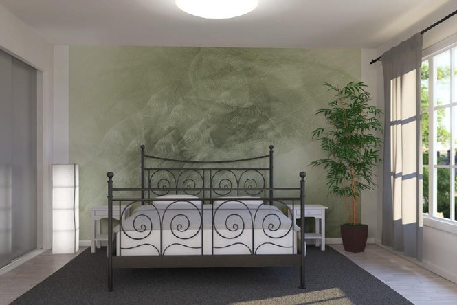 PHOTOWALL / Liquid Lines - Green (e20468)