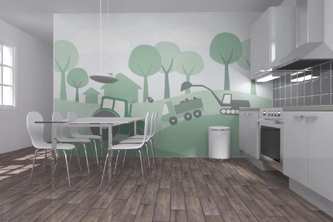 PHOTOWALL / Countryside - Green (e20604)