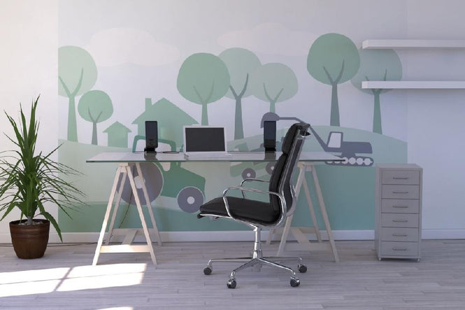 PHOTOWALL / Countryside - Green (e20604)