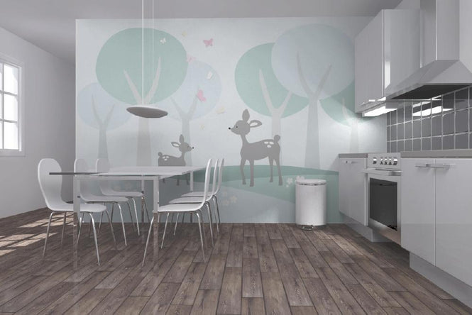 PHOTOWALL / Deer in Woods (e20898)