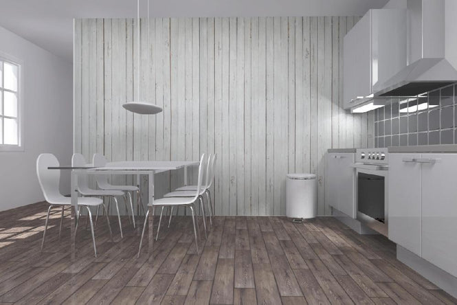 PHOTOWALL / Whitewash Wood (e20951)