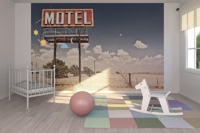PHOTOWALL / Old Motel Sign on Route 66 (e21128)