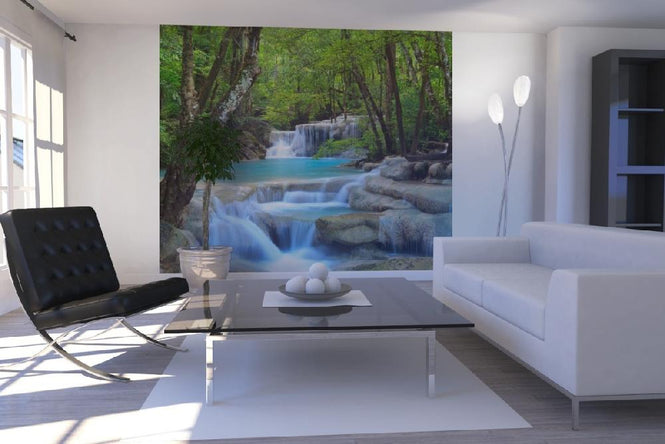 PHOTOWALL / Erawan Waterfall Thailand (e21135)