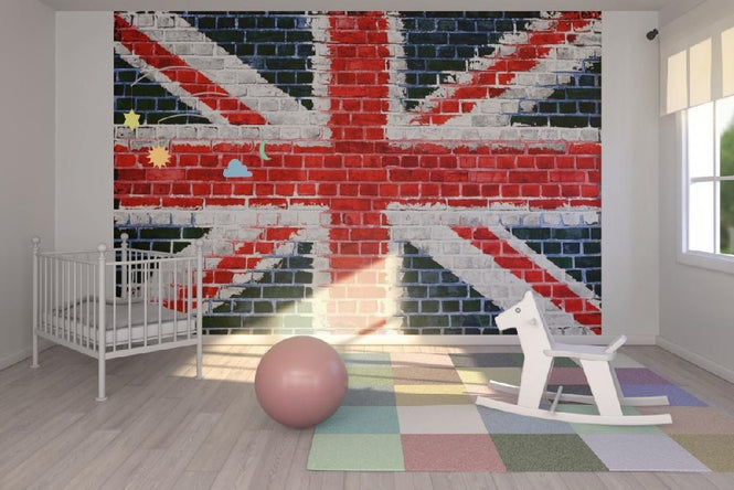 PHOTOWALL / Union Jack Brick Wall (e21345)