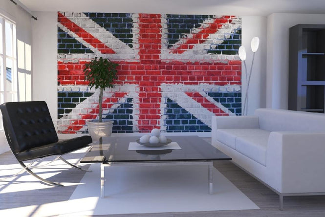 PHOTOWALL / Union Jack Brick Wall (e21345)