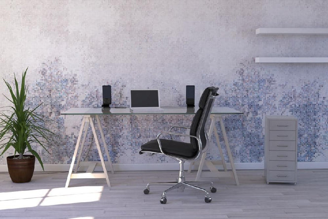 PHOTOWALL / Mosaic Forest - Blue (e21515)