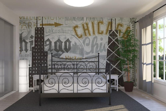 PHOTOWALL / Hey Chicago Vintage (e21550)