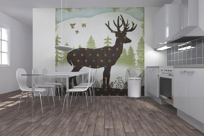 PHOTOWALL / Woodland Dwellers Deer Dots (e21594)