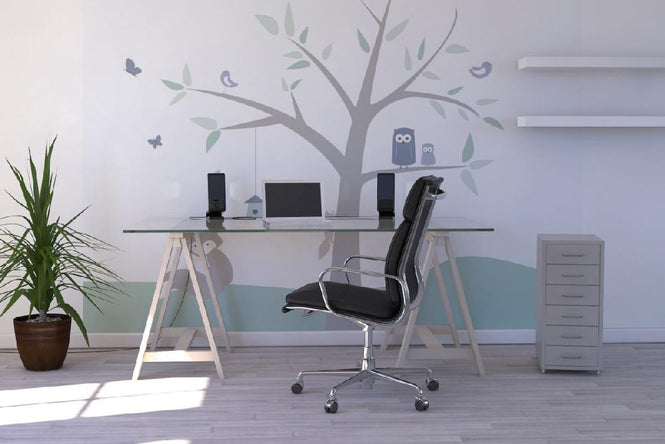 PHOTOWALL / Animal Tree - green (e21889)