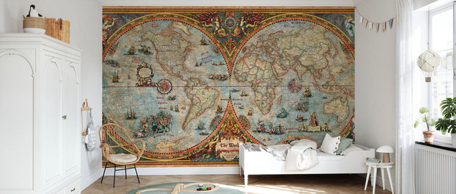 PHOTOWALL / Hemisphere Map (e22022)