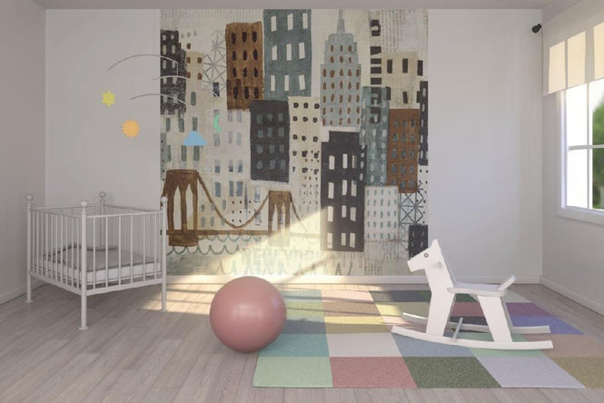 PHOTOWALL / New York Skyline Collage - Grey I (e22266)