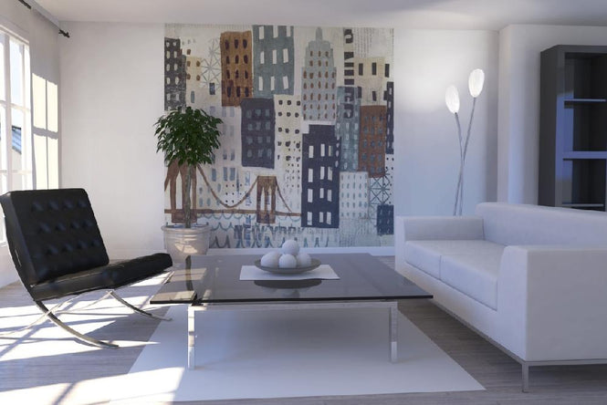 PHOTOWALL / New York Skyline Collage - Grey I (e22266)