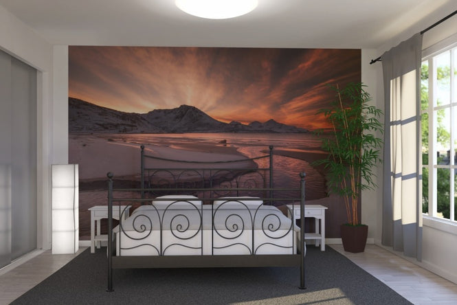PHOTOWALL / Golden Sunset in Norway (e22455)