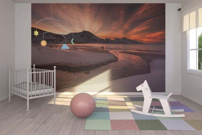 PHOTOWALL / Golden Sunset in Norway (e22455)