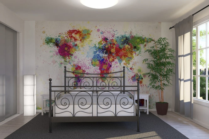 PHOTOWALL / Paint Splashes Map (e22671)