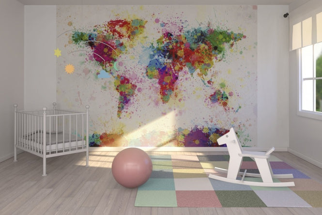 PHOTOWALL / Paint Splashes Map (e22671)