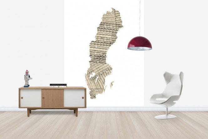PHOTOWALL / Finland Watercolor Map (e22711)